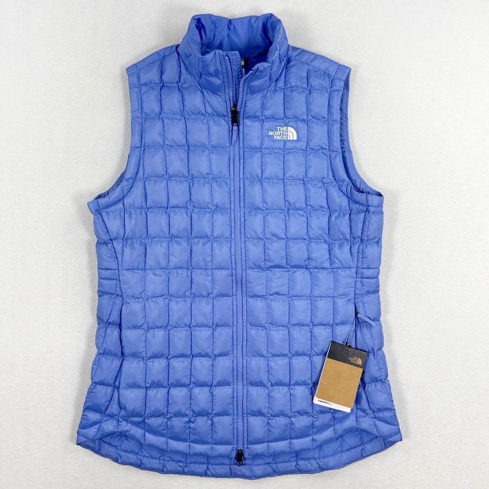 The North Face Thermoball Insulated Vest Size M Womens Virtual Blue NEW